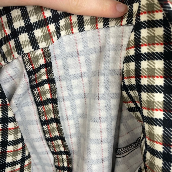 Shelby&Palmer Tan Plaid Short Sleeve Dress with Buttons Size 6 Women’s EUC - Picture 3 of 12